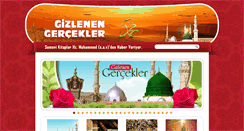 Desktop Screenshot of gizlenengercekler.com